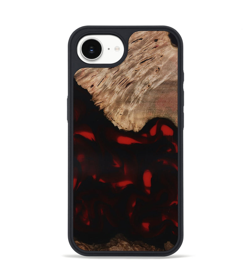 iPhone 16e Wood Phone Case - Brea (Red, 818474)