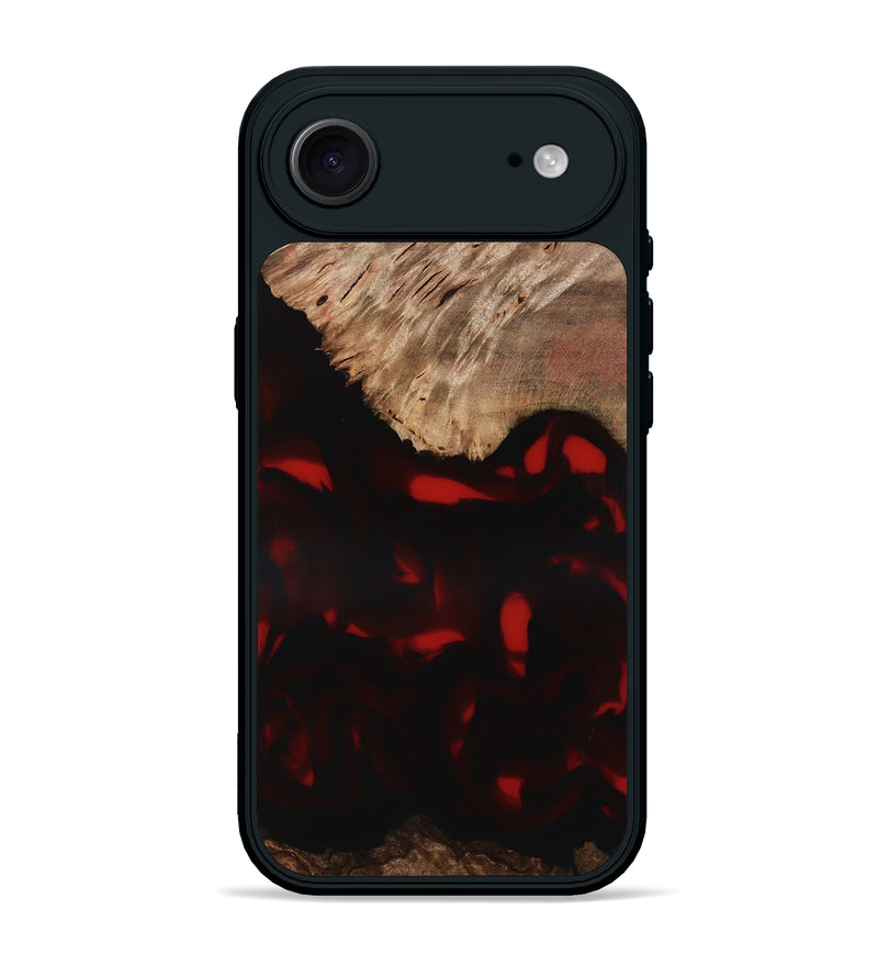 iPhone 17 Air Wood Phone Case - Brea (Red, 818474)
