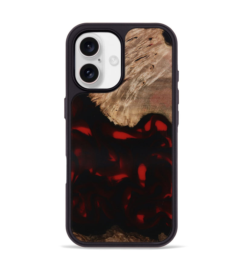 iPhone 17 Wood Phone Case - Brea (Red, 818474)