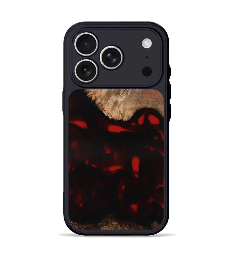 iPhone 17 Pro Wood Phone Case - Brea (Red, 818474)