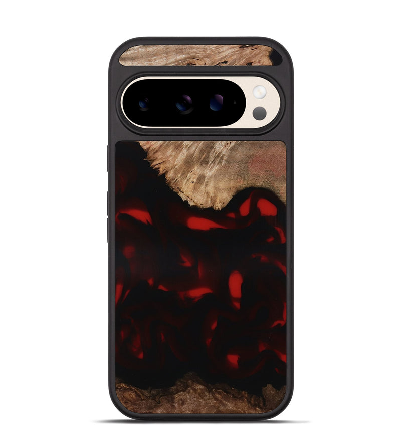 Pixel 10 Wood Phone Case - Brea (Red, 818474)