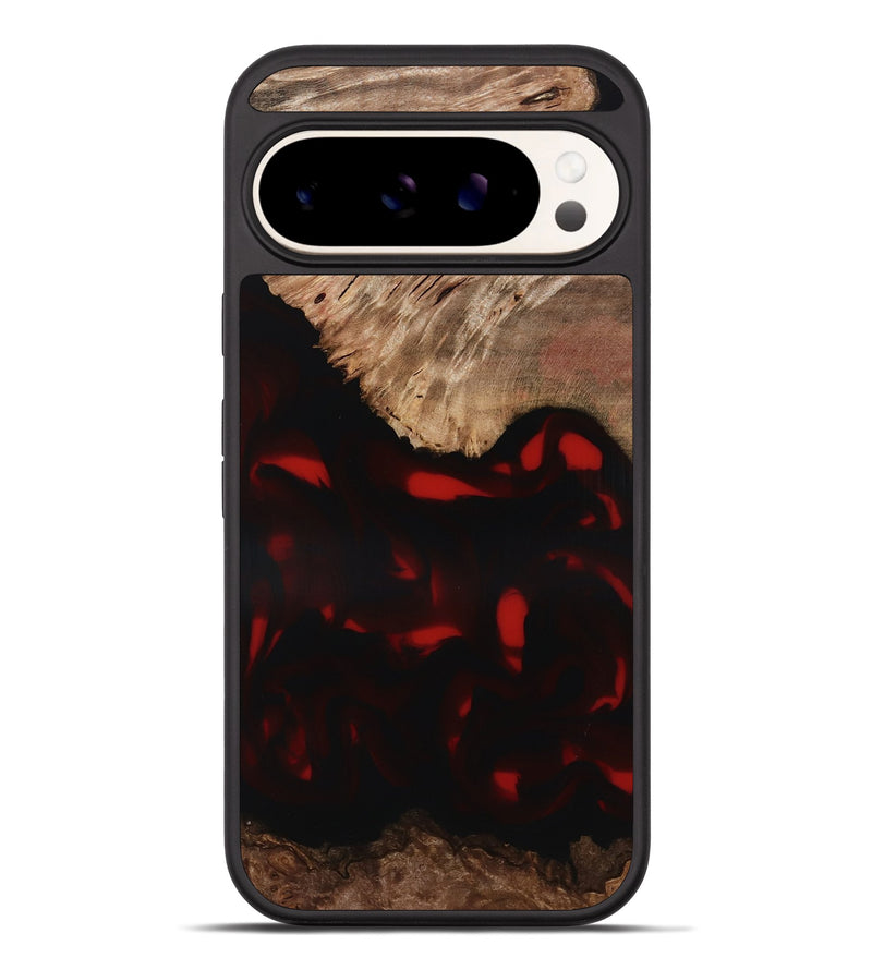 Pixel 10 Pro XL Wood Phone Case - Brea (Red, 818474)