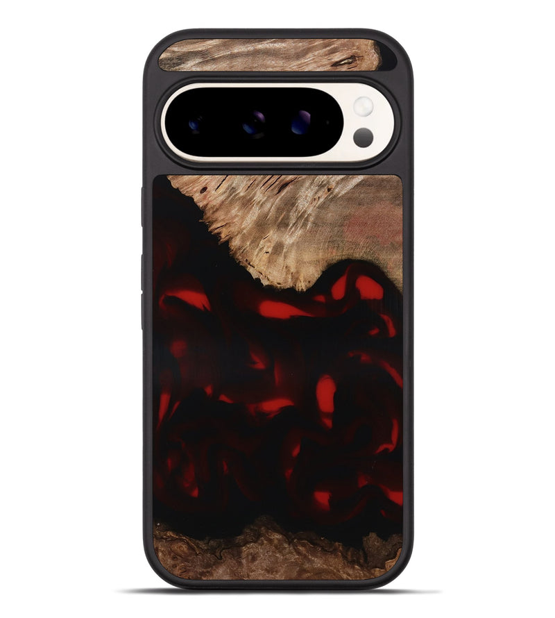 Pixel 9 Pro XL Wood Phone Case - Brea (Red, 818474)