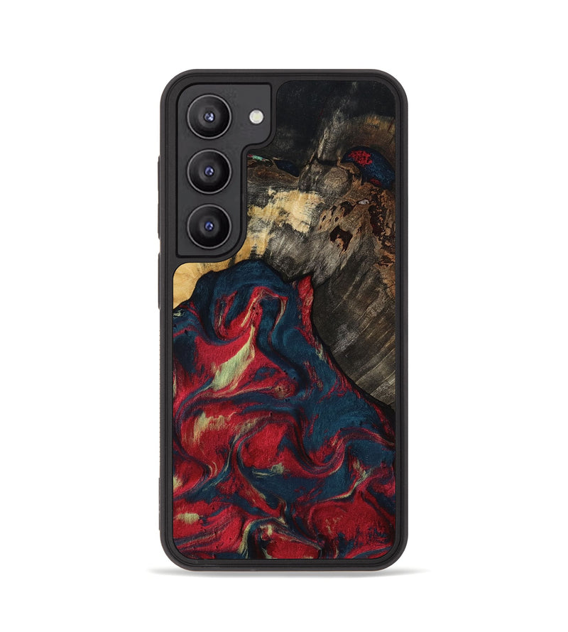 Galaxy S23 Wood Phone Case - Margery (Red, 818475)