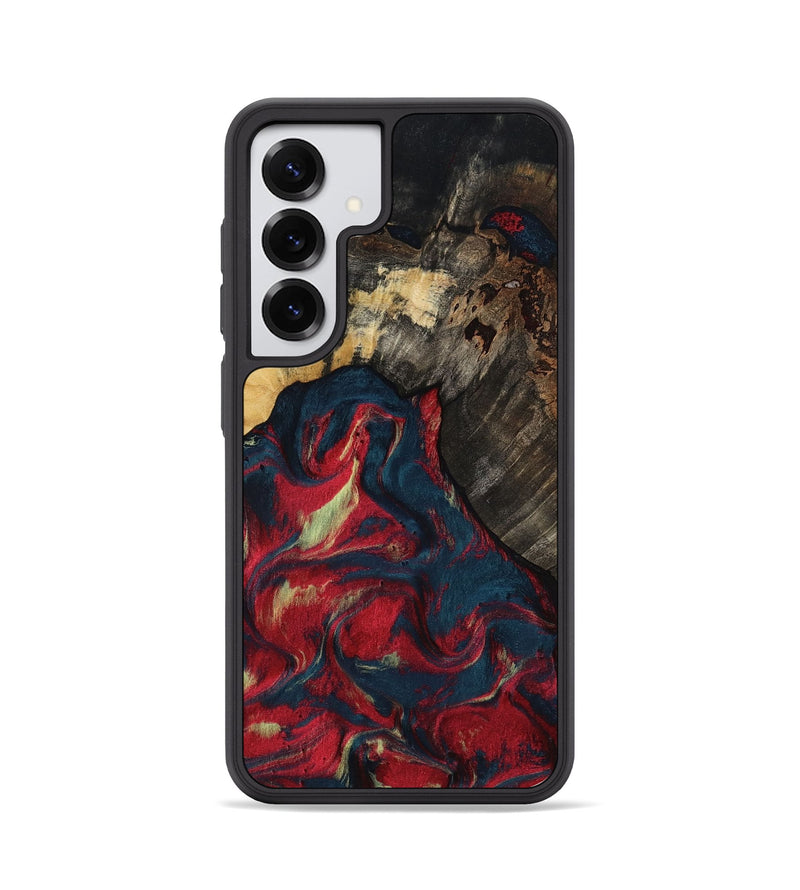 Galaxy S25 Wood Phone Case - Margery (Red, 818475)