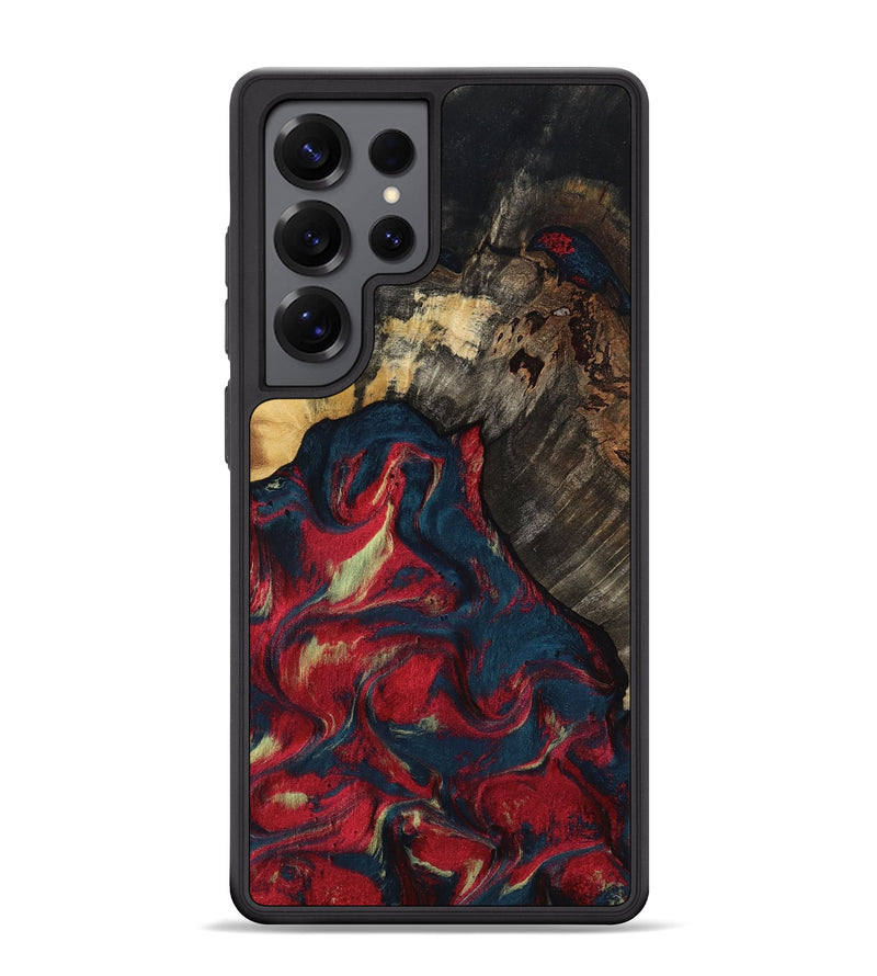 Galaxy S25 Ultra Wood Phone Case - Margery (Red, 818475)