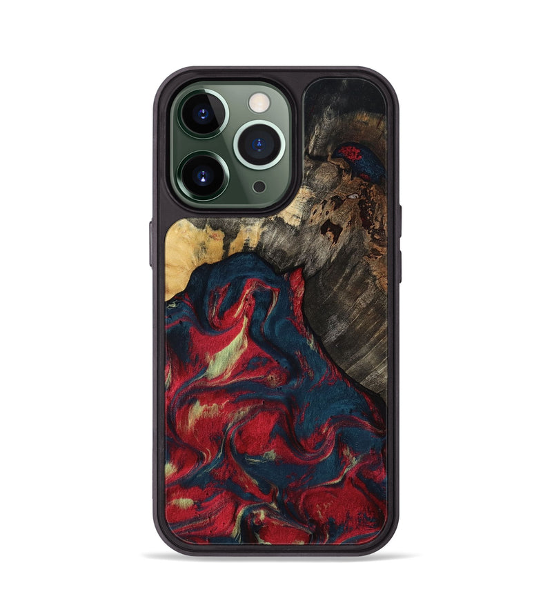 iPhone 13 Pro Wood Phone Case - Margery (Red, 818475)