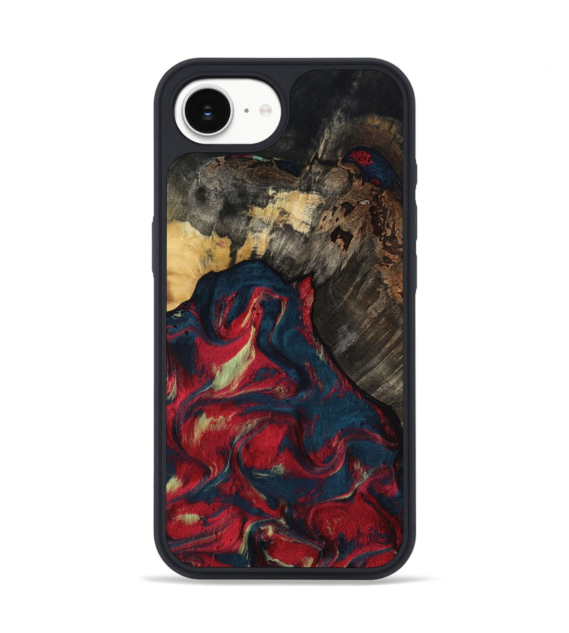 iPhone 16e Wood Phone Case - Margery (Red, 818475)