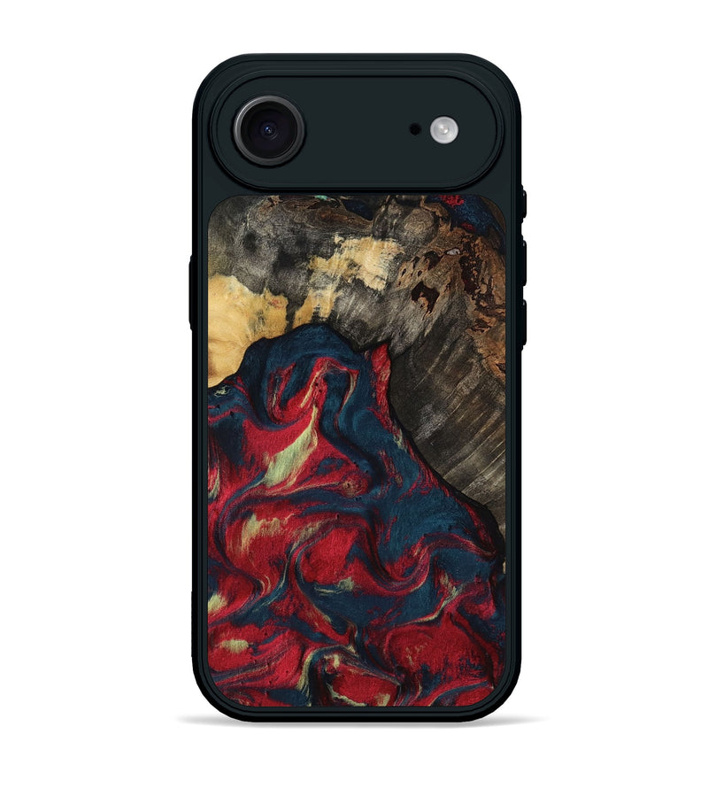 iPhone 17 Air Wood Phone Case - Margery (Red, 818475)