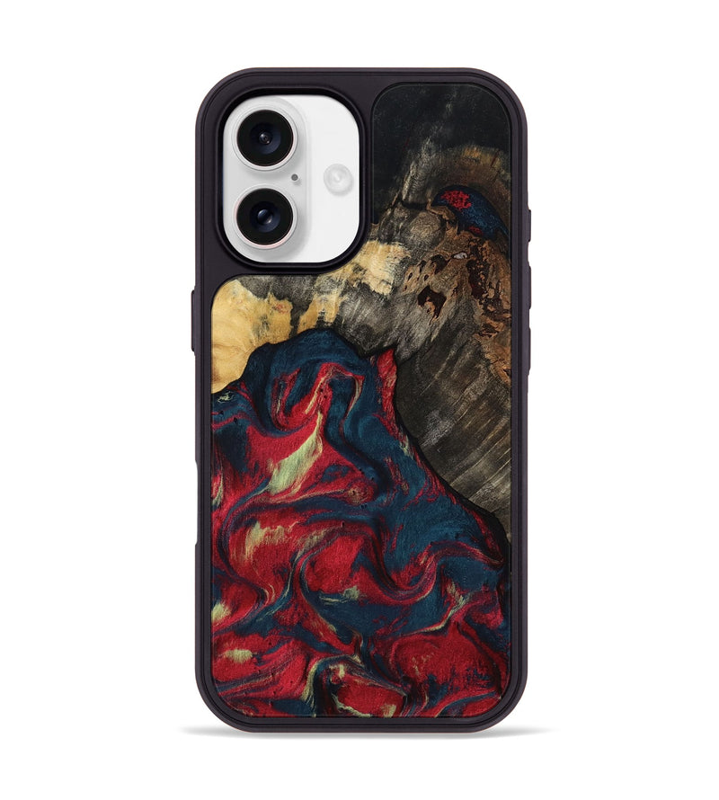 iPhone 17 Wood Phone Case - Margery (Red, 818475)