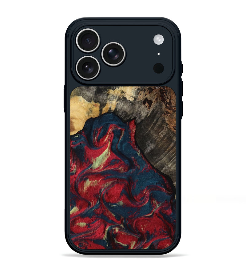 iPhone 17 Pro Max Wood Phone Case - Margery (Red, 818475)