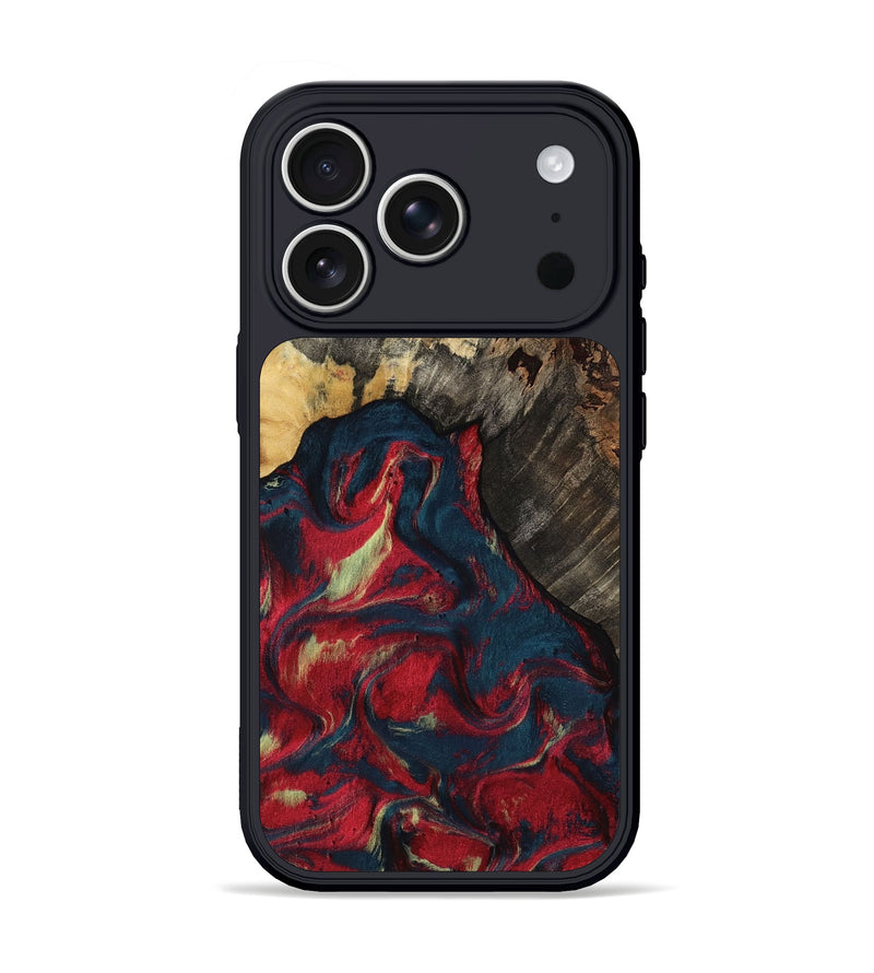 iPhone 17 Pro Wood Phone Case - Margery (Red, 818475)