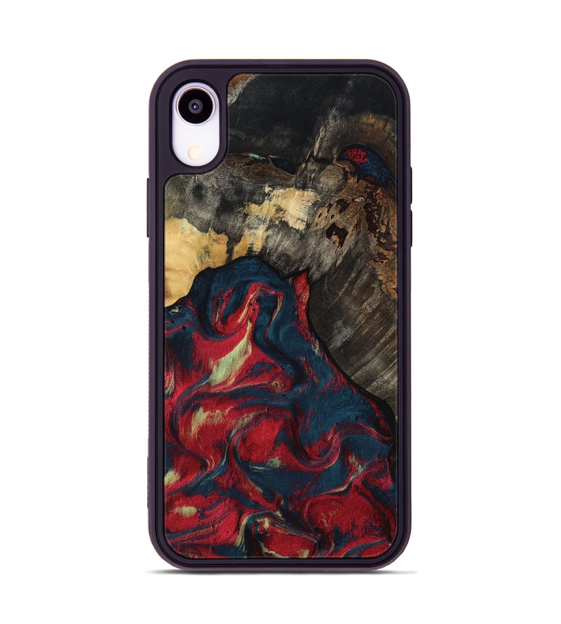 iPhone Xr Wood Phone Case - Margery (Red, 818475)