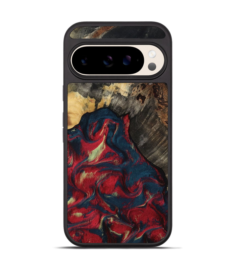 Pixel 10 Wood Phone Case - Margery (Red, 818475)