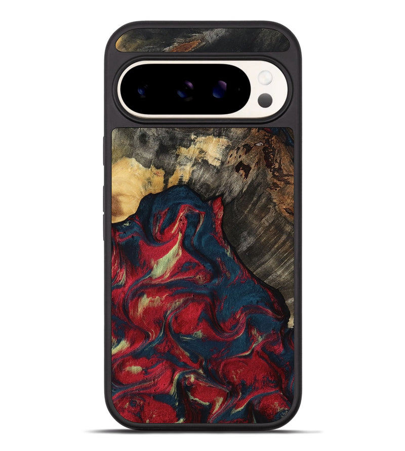 Pixel 9 Pro XL Wood Phone Case - Margery (Red, 818475)