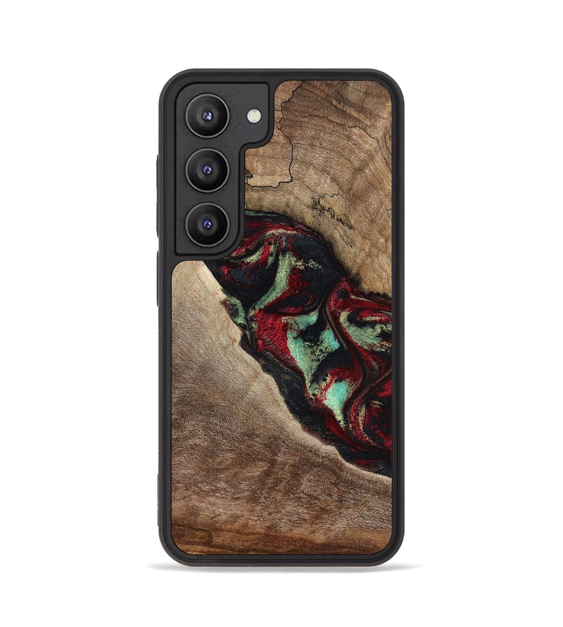 Galaxy S23 Wood Phone Case - Michell (Red, 818476)