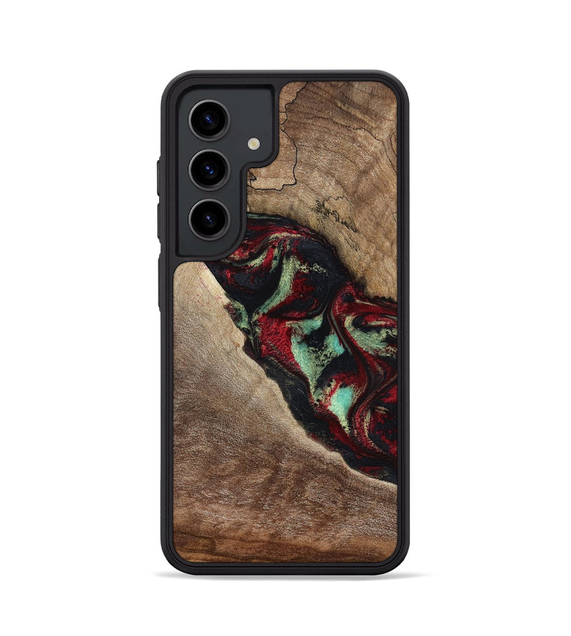 Galaxy S24 Wood Phone Case - Michell (Red, 818476)