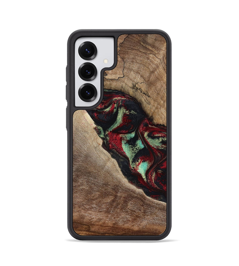 Galaxy S25 Wood Phone Case - Michell (Red, 818476)