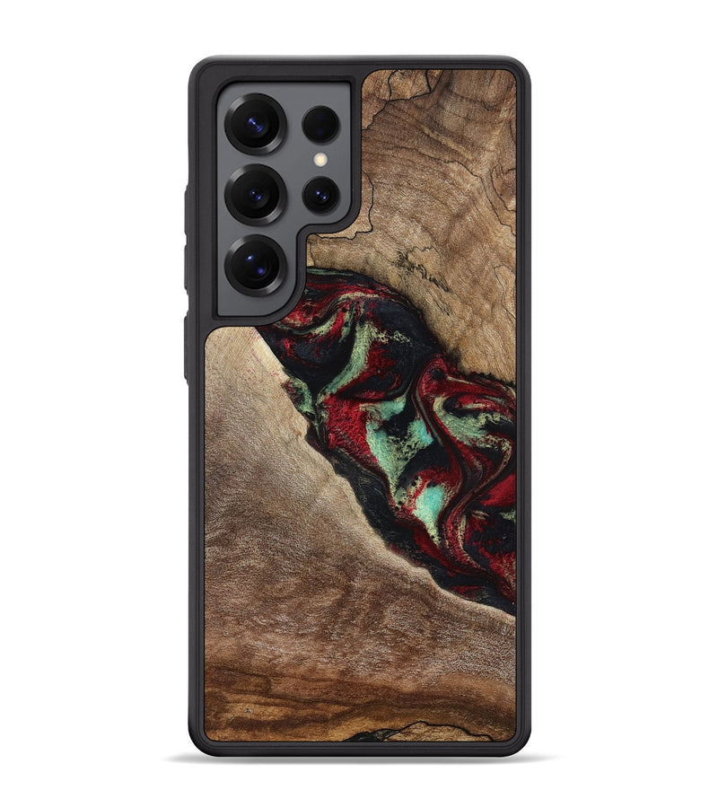 Galaxy S25 Ultra Wood Phone Case - Michell (Red, 818476)