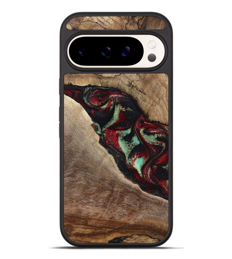 Pixel 9 Pro XL Wood Phone Case - Michell (Red, 818476)