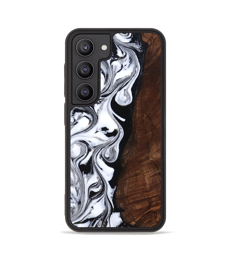 Galaxy S23 Wood Phone Case - Blair (Black & White, 818477)