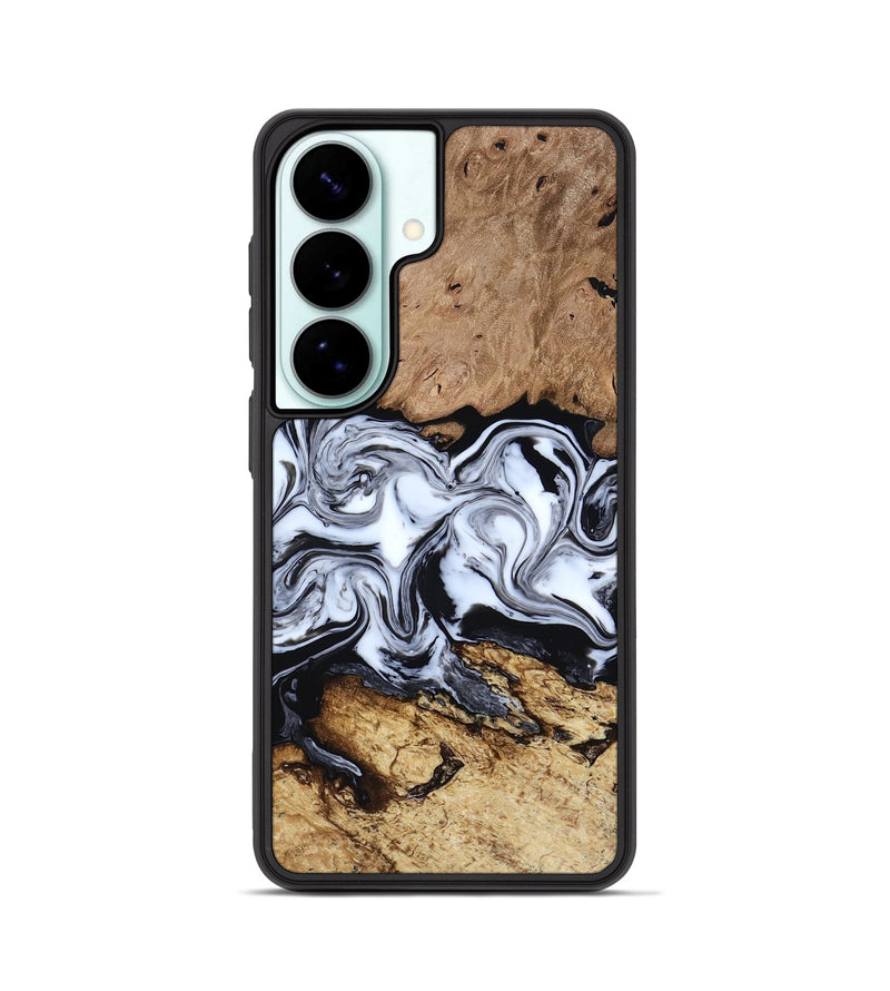 Galaxy S26 Wood Phone Case - Aditya (Black & White, 818478)