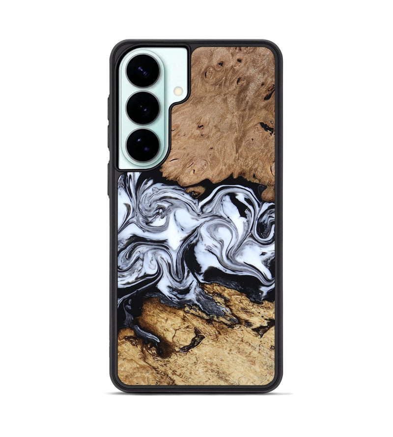 Galaxy S26 Plus Wood Phone Case - Aditya (Black & White, 818478)