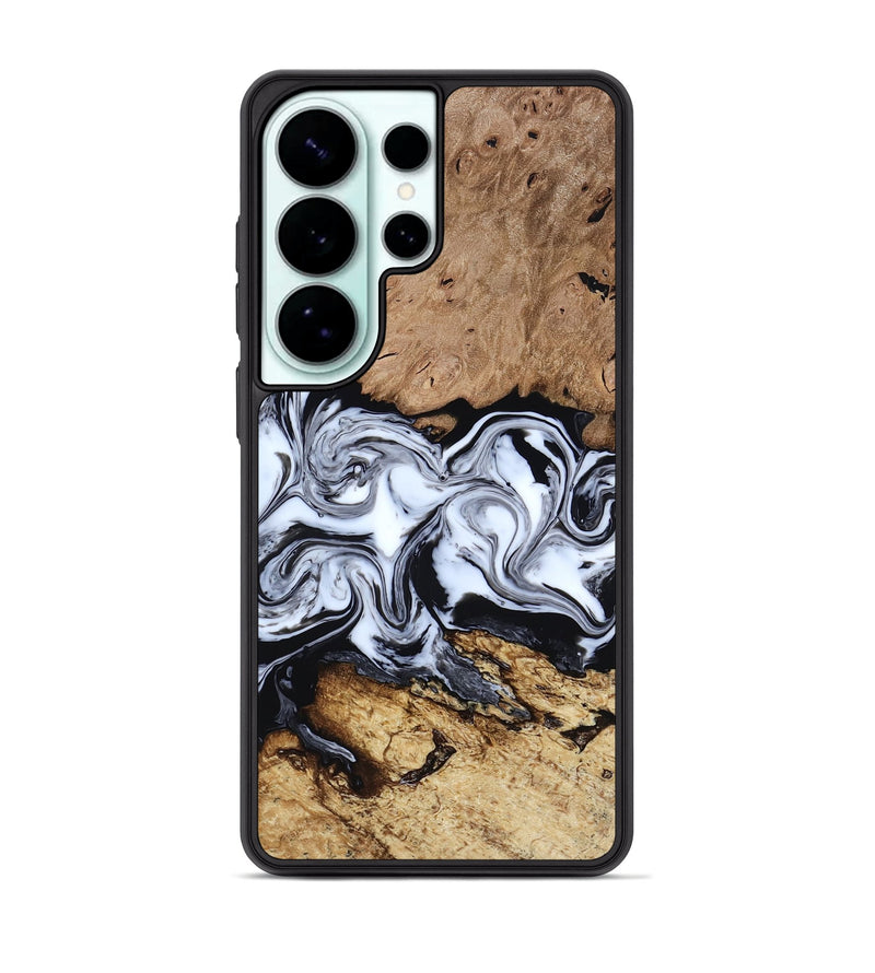 Galaxy S26 Ultra Wood Phone Case - Aditya (Black & White, 818478)