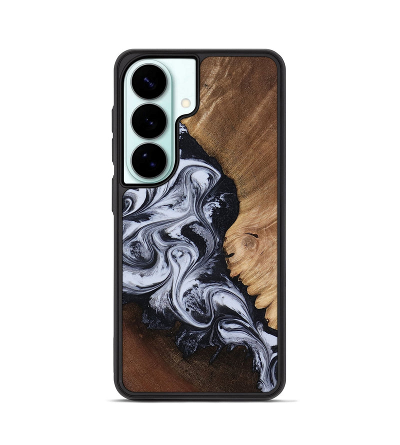 Galaxy S26 Wood Phone Case - Myrtis (Black & White, 818479)