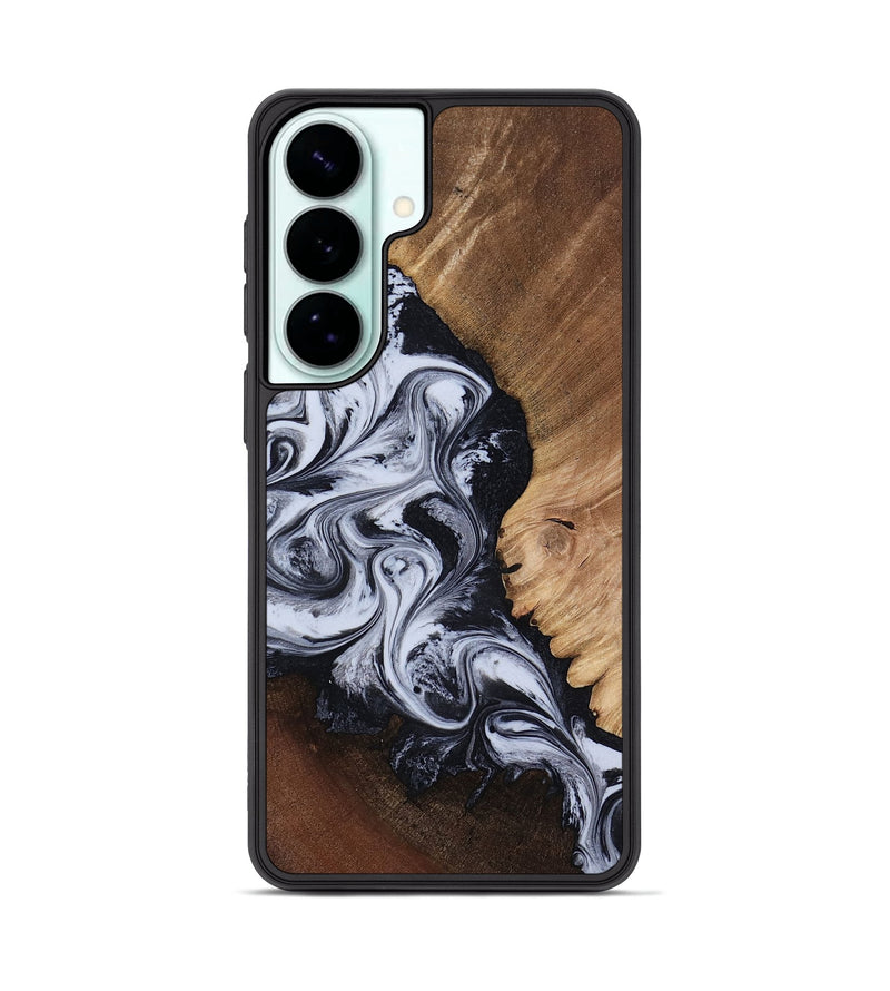 Galaxy S26 Plus Wood Phone Case - Myrtis (Black & White, 818479)