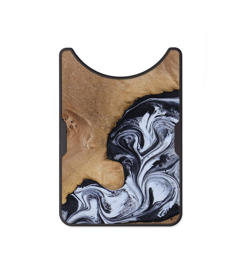 Alloy Wood Wallet - Zana (Black & White, 818480)