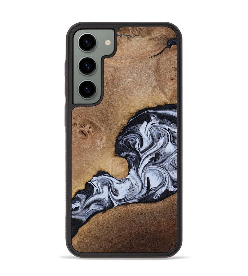 Galaxy S23 Plus Wood Phone Case - Zana (Black & White, 818480)