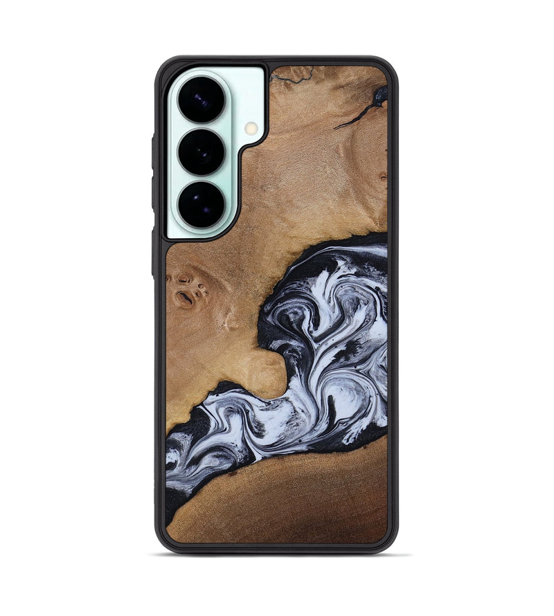 Galaxy S26 Plus Wood Phone Case - Zana (Black & White, 818480)