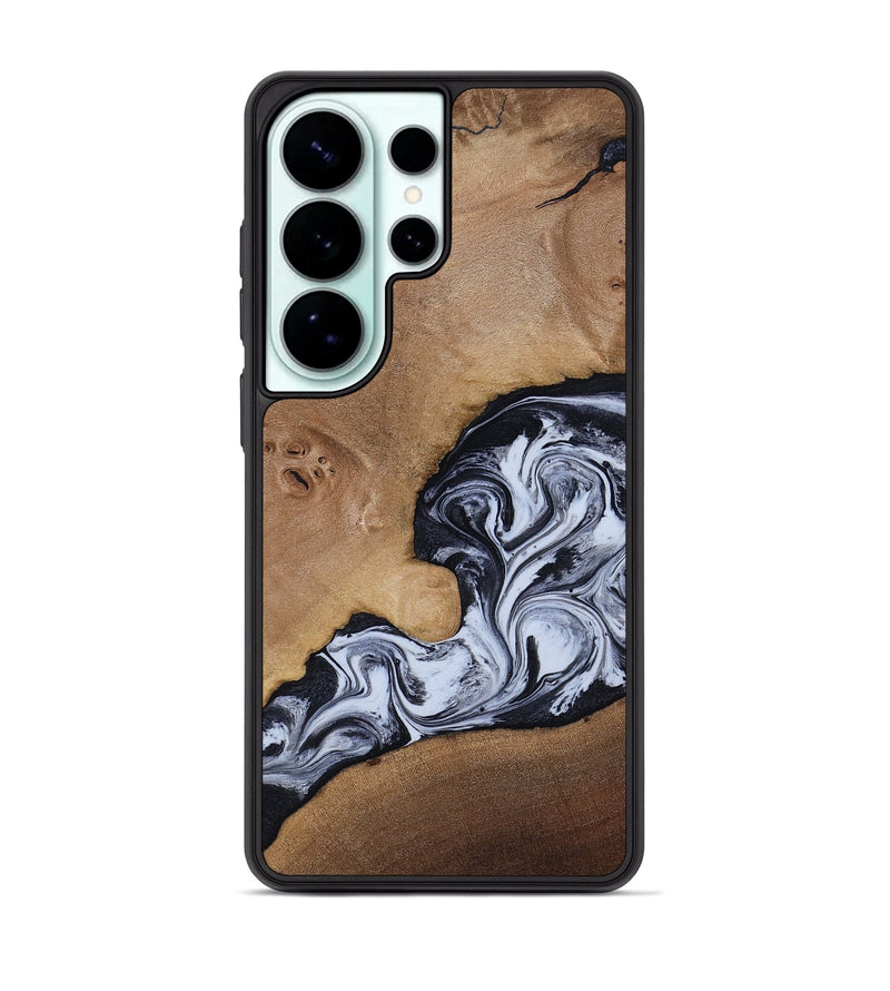 Galaxy S26 Ultra Wood Phone Case - Zana (Black & White, 818480)