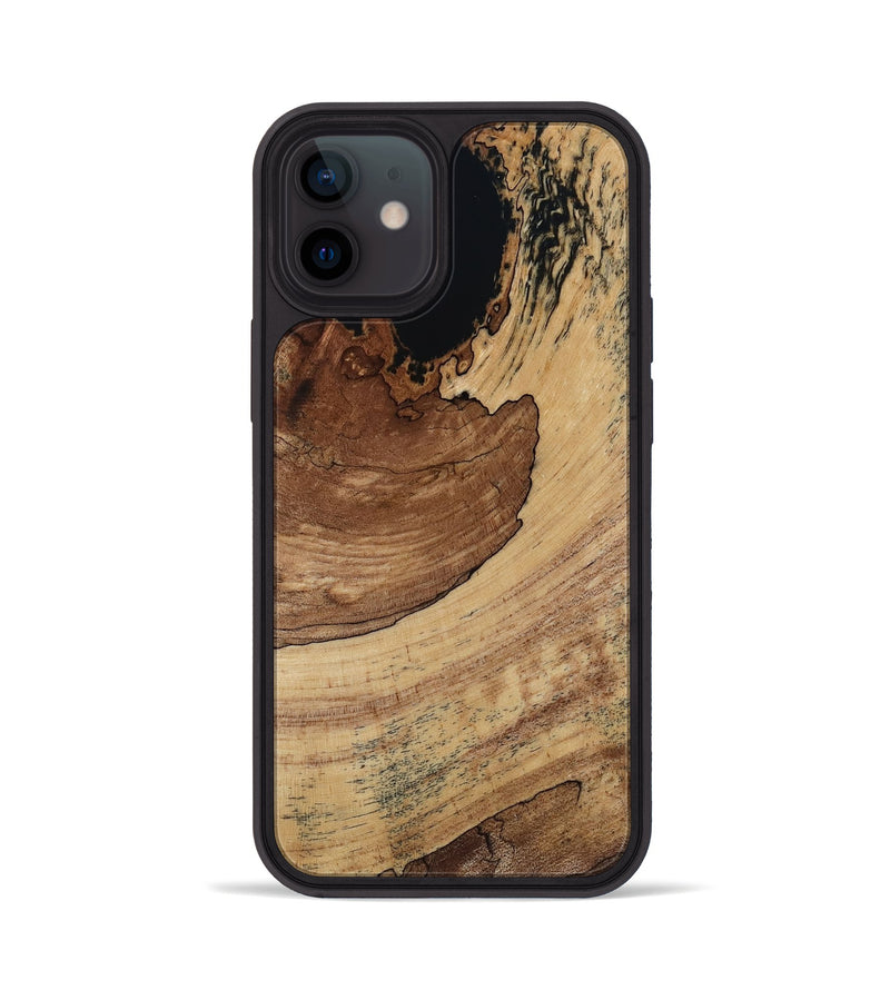 iPhone 12 Wood Phone Case - Judah (Wood Burl, 818489)
