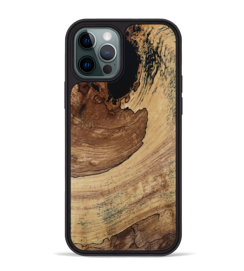 iPhone 12 Pro Max Wood Phone Case - Judah (Wood Burl, 818489)