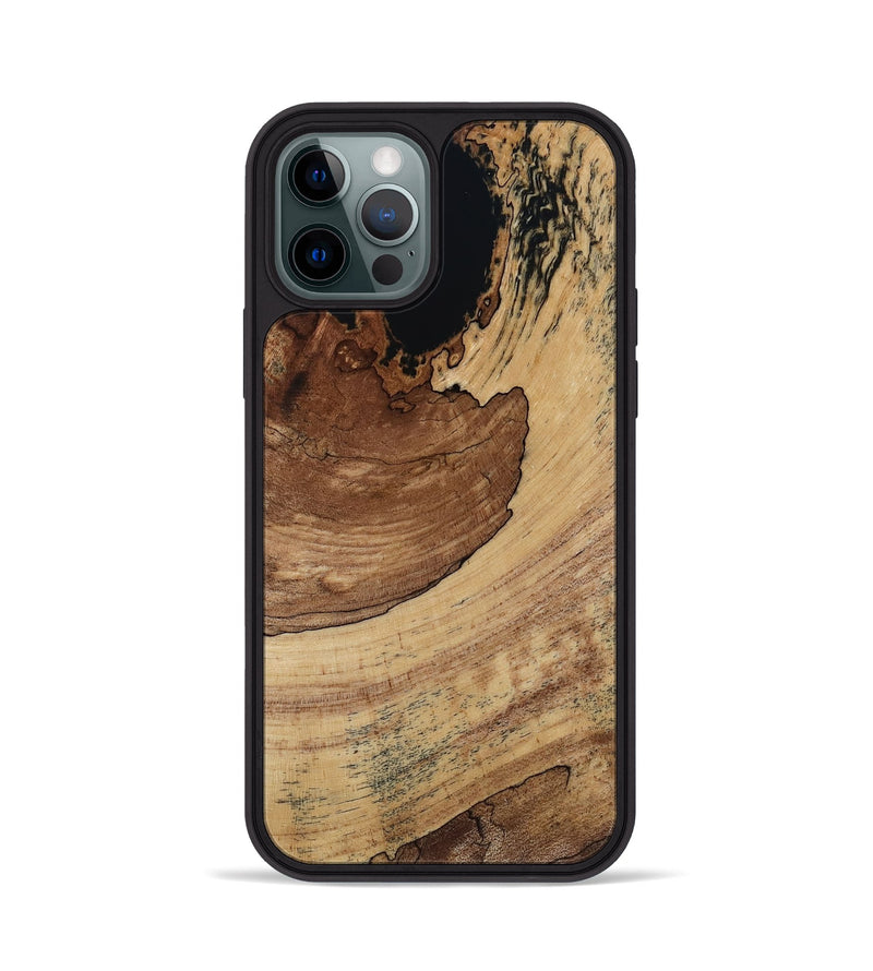 iPhone 12 Pro Wood Phone Case - Judah (Wood Burl, 818489)
