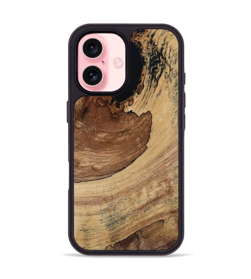 iPhone 16 Wood Phone Case - Judah (Wood Burl, 818489)