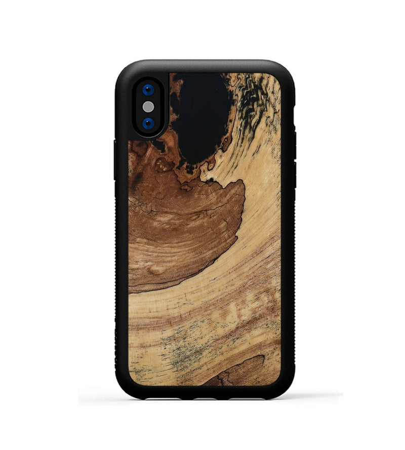 iPhone Xs Wood Phone Case - Judah (Wood Burl, 818489)