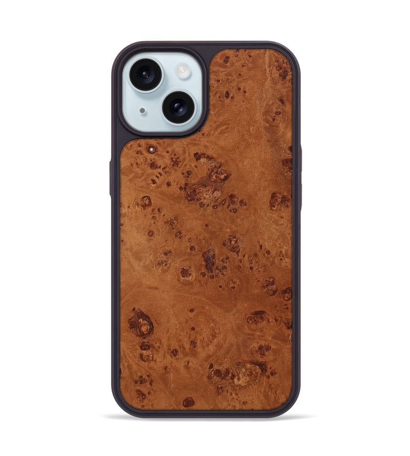 iPhone 15 Wood Phone Case - Bentley (Wood Burl, 818490)