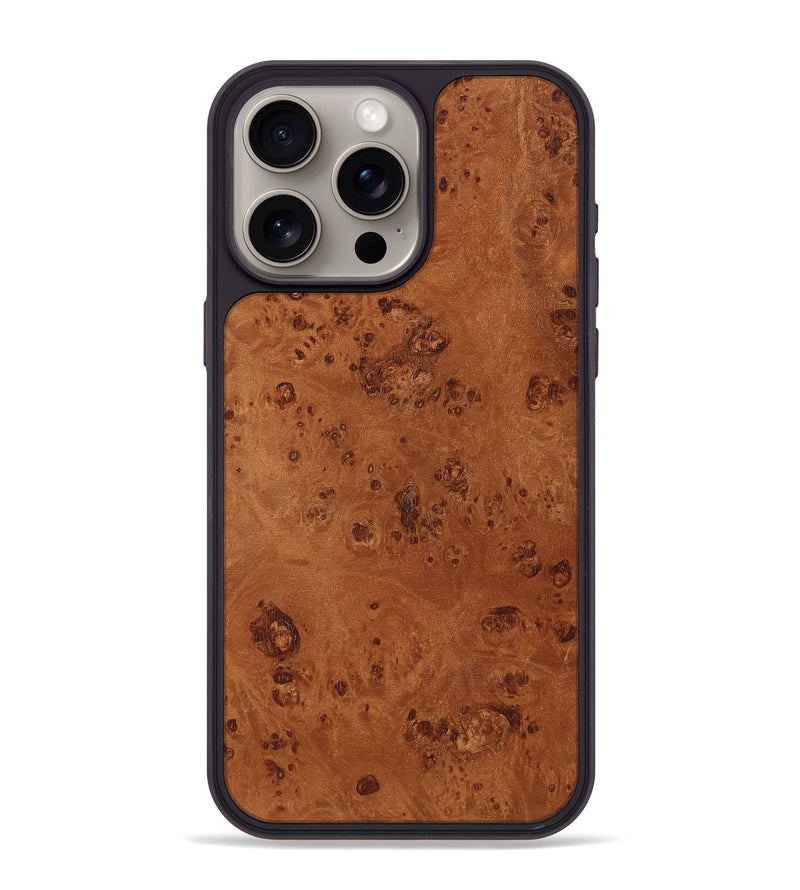 iPhone 15 Pro Max Wood Phone Case - Bentley (Wood Burl, 818490)