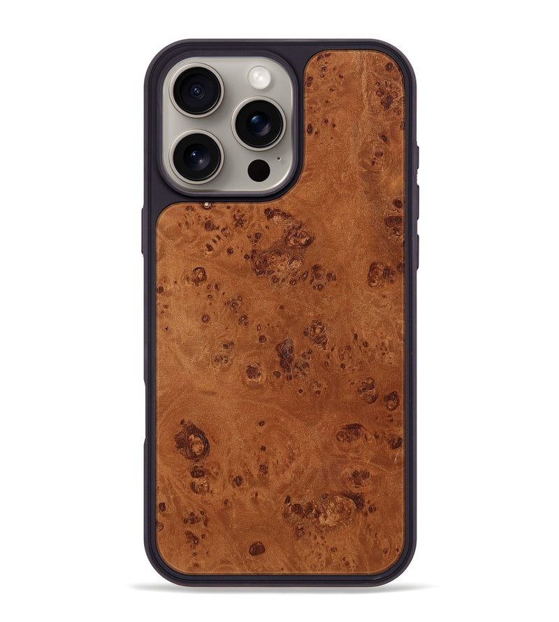 iPhone 16 Pro Max Wood Phone Case - Bentley (Wood Burl, 818490)