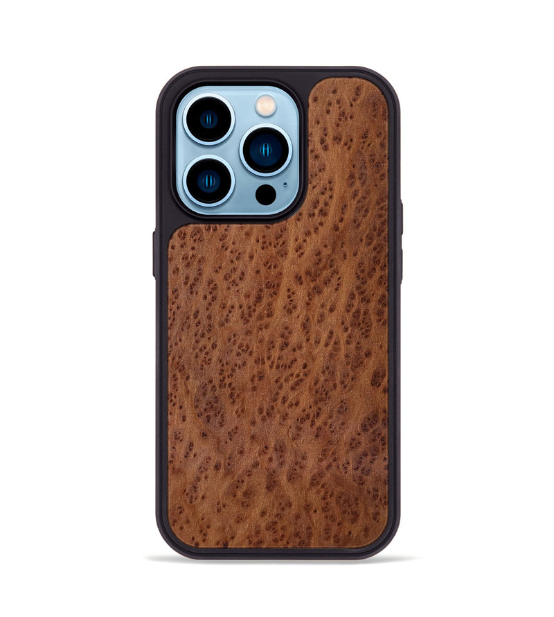 iPhone 14 Pro Wood Phone Case - Dirk (Wood Burl, 818492)