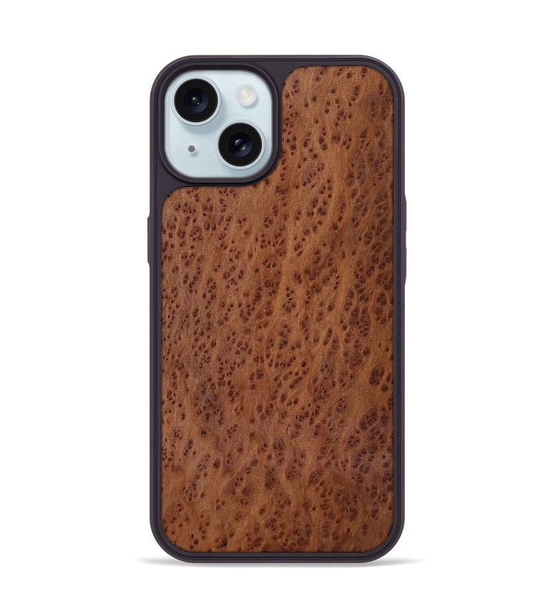 iPhone 15 Wood Phone Case - Dirk (Wood Burl, 818492)