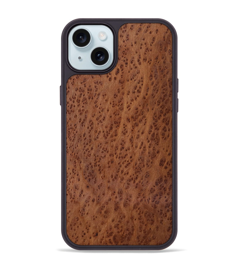 iPhone 15 Plus Wood Phone Case - Dirk (Wood Burl, 818492)