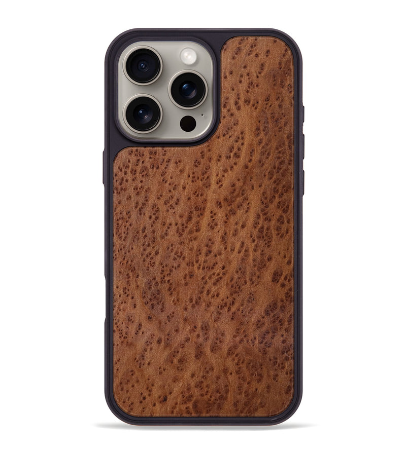 iPhone 16 Pro Max Wood Phone Case - Dirk (Wood Burl, 818492)
