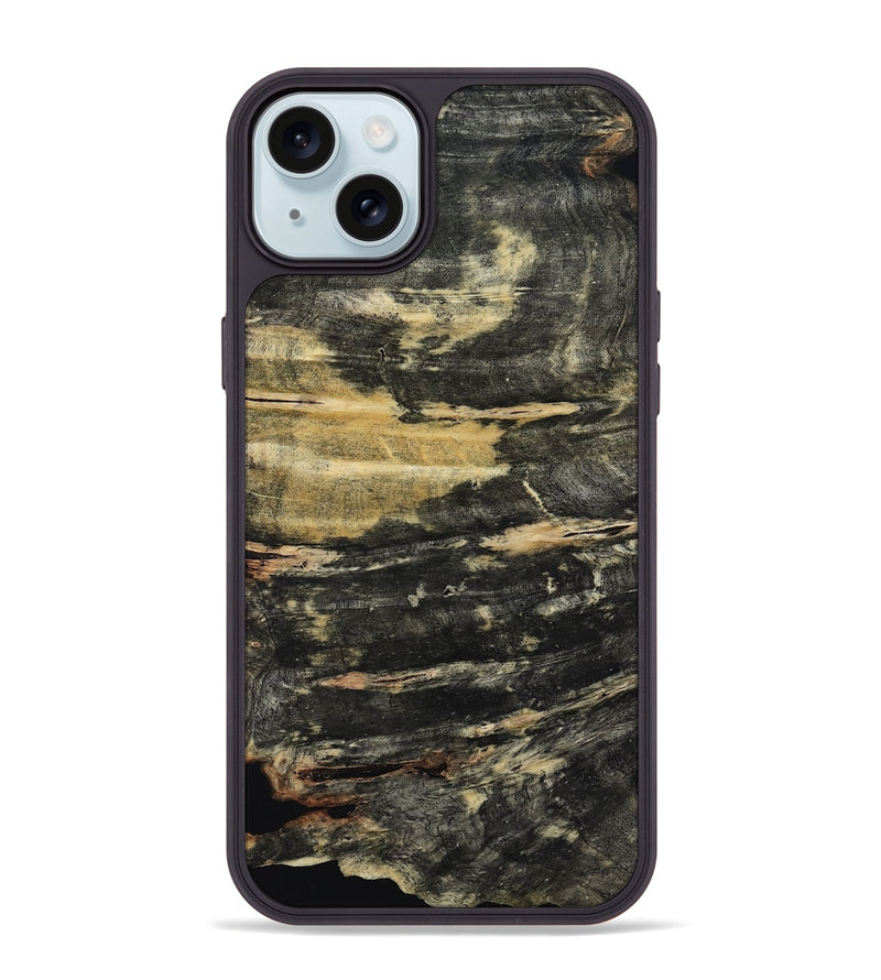 iPhone 15 Plus Wood Phone Case - Elliana (Wood Burl, 818493)
