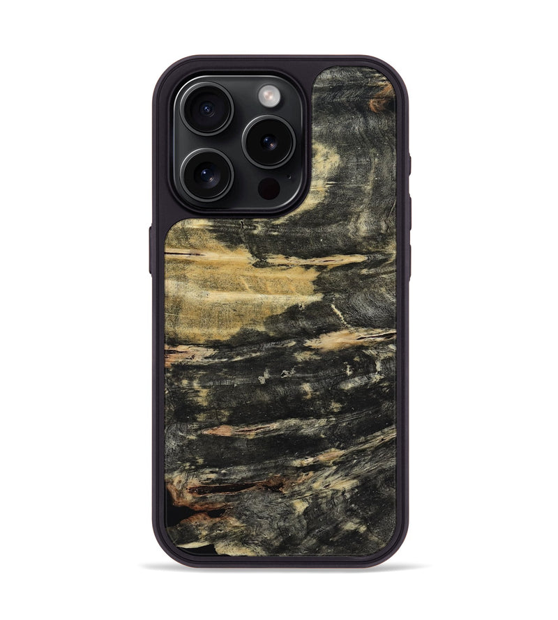 iPhone 15 Pro Wood Phone Case - Elliana (Wood Burl, 818493)