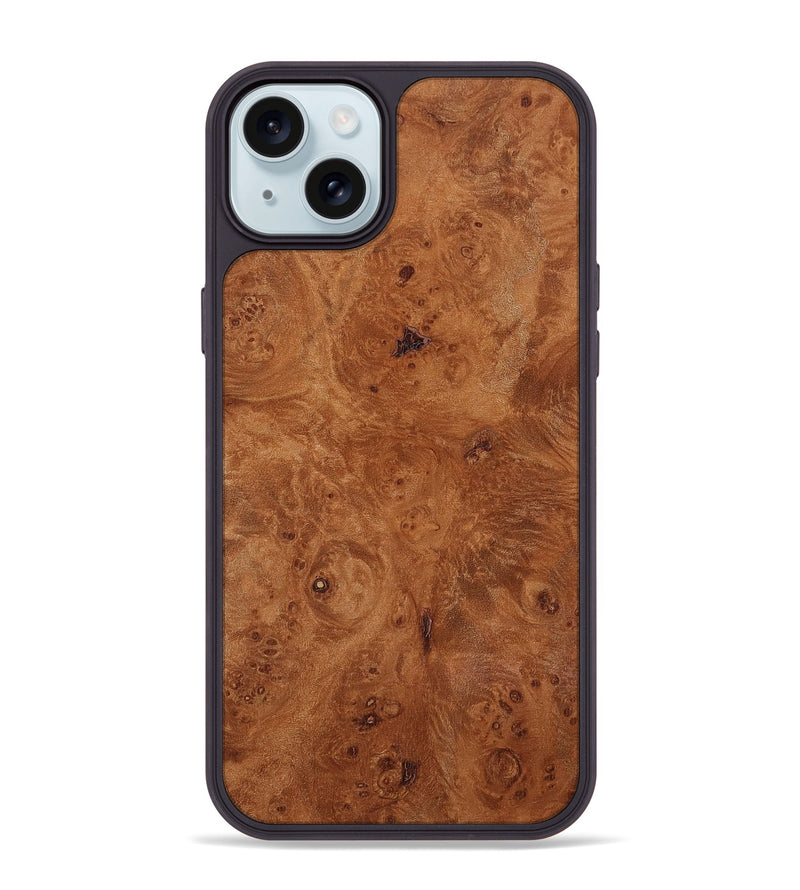 iPhone 15 Plus Wood Phone Case - Mabelle (Wood Burl, 818494)