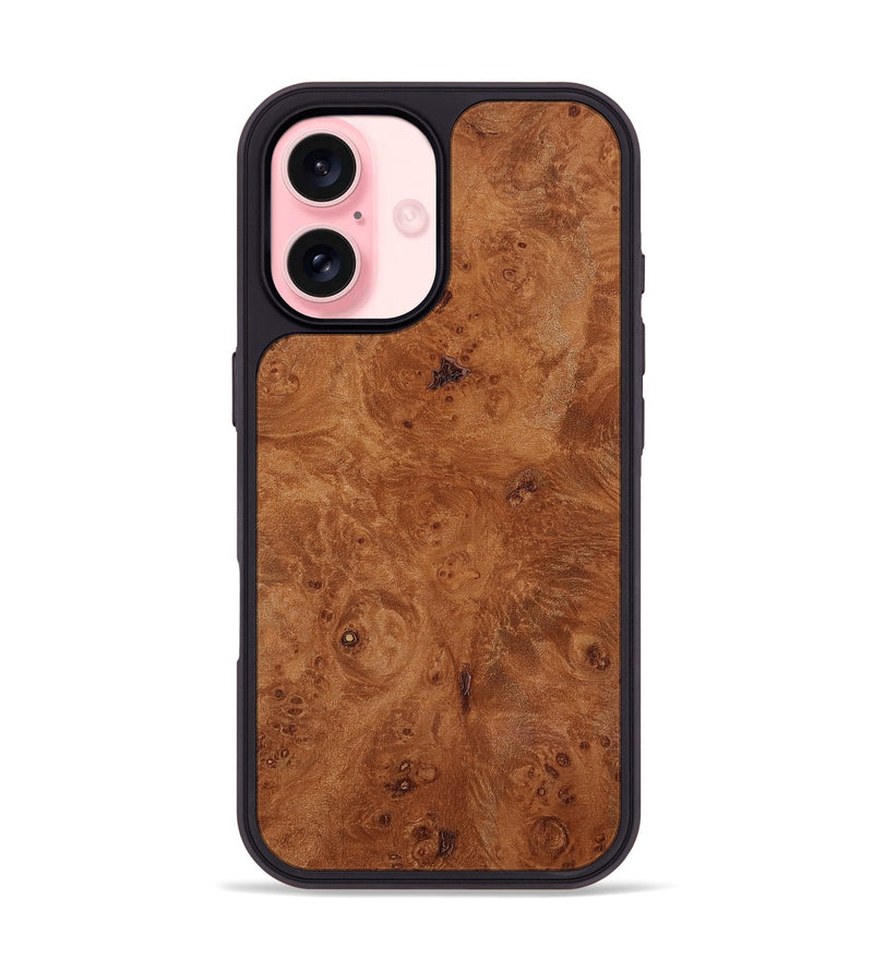 iPhone 16 Wood Phone Case - Mabelle (Wood Burl, 818494)